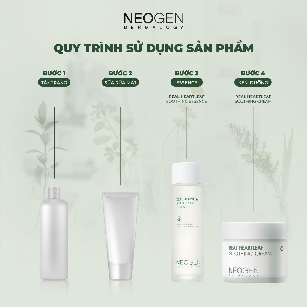 Ảnh Kem Dưỡng Làm Dịu, Phục Hồi Cho Da Nhạy Cảm Neogen Dermalogy Real Heartleaf Soothing Cream 80g 1