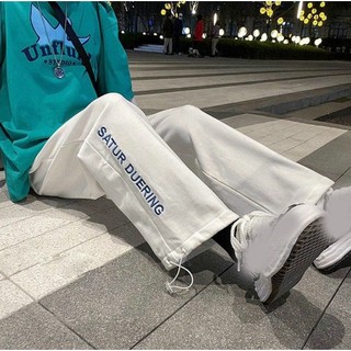 Quần jogger nam nữ ống rộng bo thun bigsize unisex SATUR 02 C1