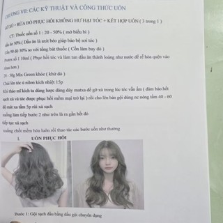Cẩm Nang Uốn Tóc Cơ Bản dành cho chủ salon, học viên, thợ tóc