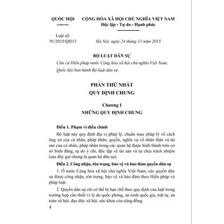 Sách - Bộ Luật Dân Sự Nước CHXHCN Việt Nam - ndbooks