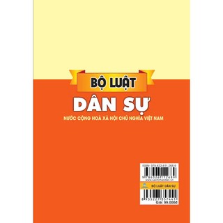 Sách - Bộ Luật Dân Sự Nước CHXHCN Việt Nam - ndbooks