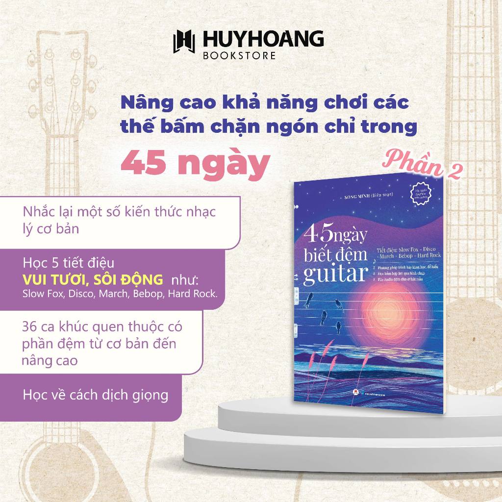 Ảnh Tuyển tập 30-36-45 Ngày Biết Đệm Guitar, Tự học Guitar cơ bản, Giáo trình Guitar đa dạng thể loại 3