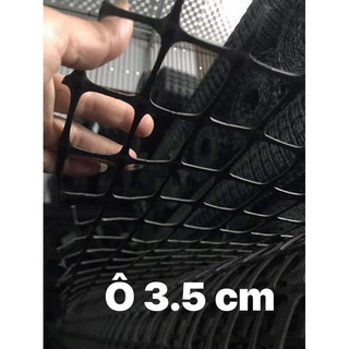 lưới nhựa nguyên sinh. cao 1m5 dài 50m. lưới nhựa dẻo làm rào vườn-(ô 3,5cm) lưới quây chuồng gà-lưới mỏng nặng 9,5kg