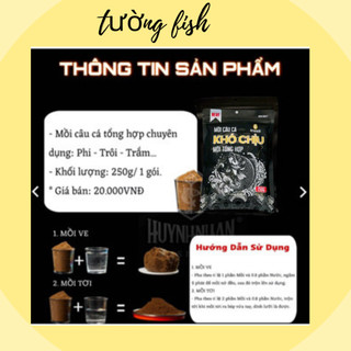 Mồi câu Khó Chịu Đen chính hãng mồi tổng hợp tự nhiên dịch vụ