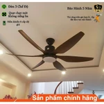 [ Hàng điện máy - lõi đồng ]Quạt Trần Đèn 6 Cánh DC65W, 6 Cấp Độ Gió, 3 Chế Độ Đèn, Điều Khiển Từ Xa — ảnh 5