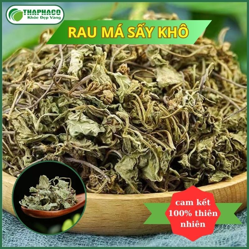 [Thảo Dược] Rau Má Khô Nguyên Chất - Hàng Loại 1 -  100gram - THAPHACO