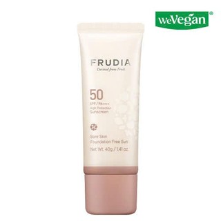 Kem chống nắng HÀN QUỐC sử dụng làm kem nền, che khuyết điểm nám, tàn nhang giúp sáng da FRUDIA 40g