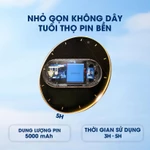 [SET QUÀ 20/10] Đai Chườm Nóng Giảm Đau Bụng Kinh Có Massage Rung Bụng BUMAS BU01 Có Kết Hợp Ánh Sáng Đỏ — ảnh 8
