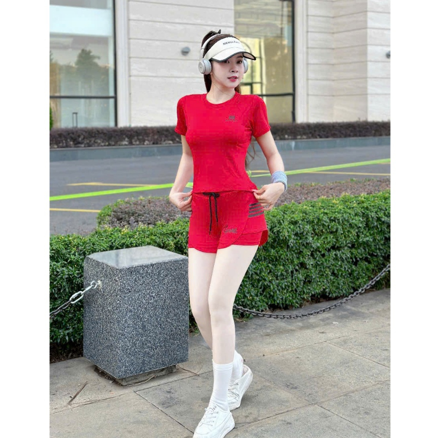 Bộ thể thao đạp xe, đánh bóng , chạy bộ ... chất thun lạnh co giãn thoải mái vận động