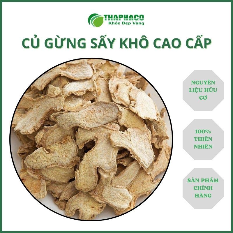 1kg gừng sấy khô - hàng sạch thơm - Thảo Dược THAPHACO