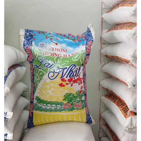 Gạo Thơm Lài Nhật - Hạt Gạo Thon Dài Bao 25Kg - Cơm Dẻo Mềm Vừa Ngọt Cơm