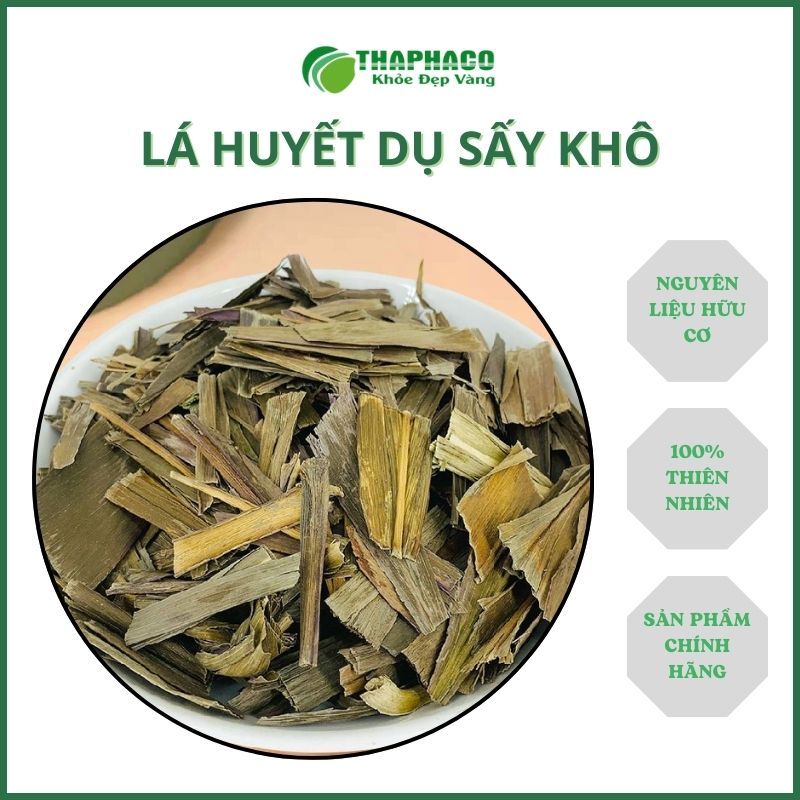 [Thảo Dược] Lá Huyết Dụ Sấy Khô Nguyên Chất - Sản Phẩm Thiên Nhiên - Hàng Loại 1 - Túi 1kg - Thaphaco