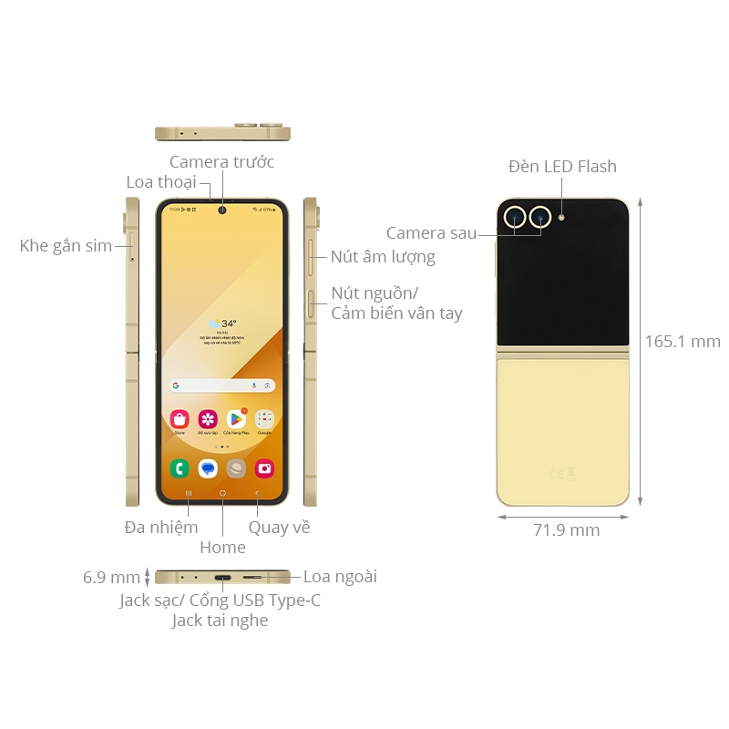 Ảnh Điện thoại Samsung Galaxy Z Flip6 5G 12GB/256GB - Hàng Chính Hãng, Mới 100%, Nguyên seal 3