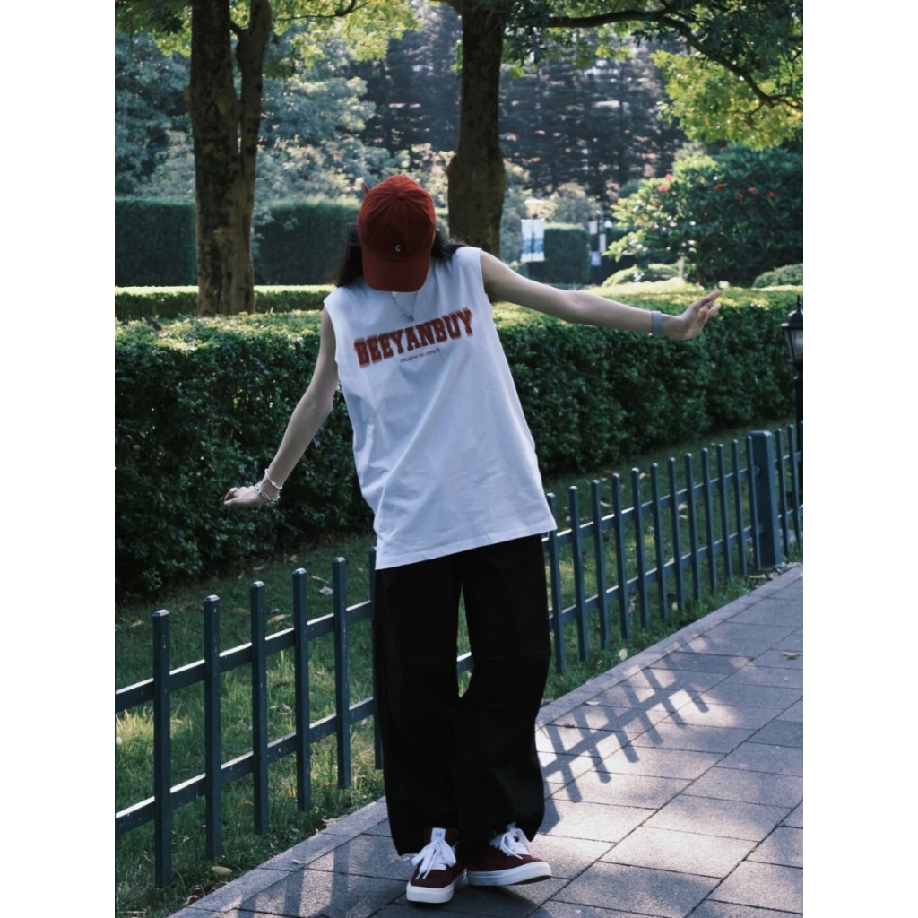 Áo Ba Lỗ Thể Thao RedLabel In Họa Tiết " RED BEEYANBUY", Áo Tanktop Sát Nách Nam Nữ Cotton Cá Tính TT42