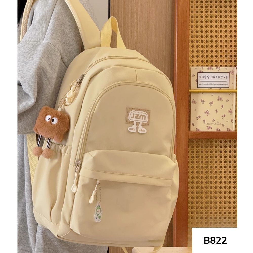 Balo đi học nam nữ nhiều ngăn phong cách Ulzzang hàn quốc cho học sinh các cấp B822 gagastore