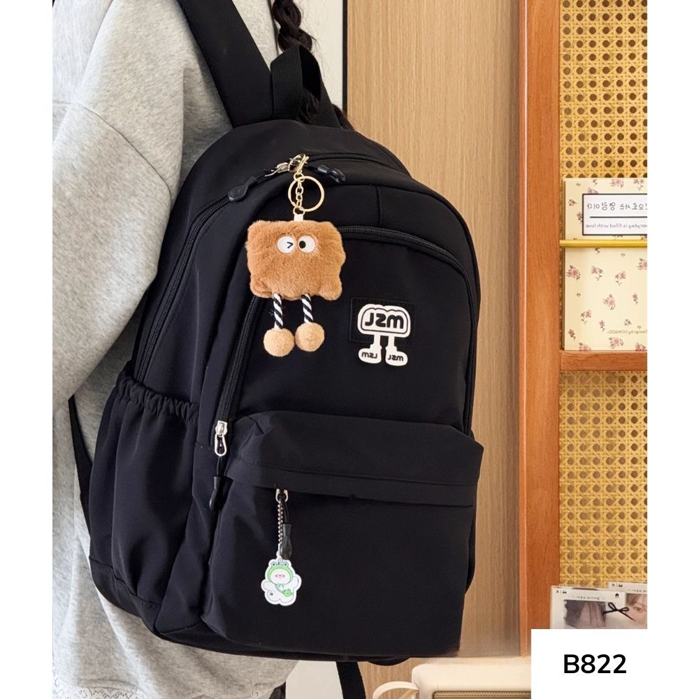 Balo đi học nam nữ nhiều ngăn phong cách Ulzzang hàn quốc cho học sinh các cấp B822 gagastore