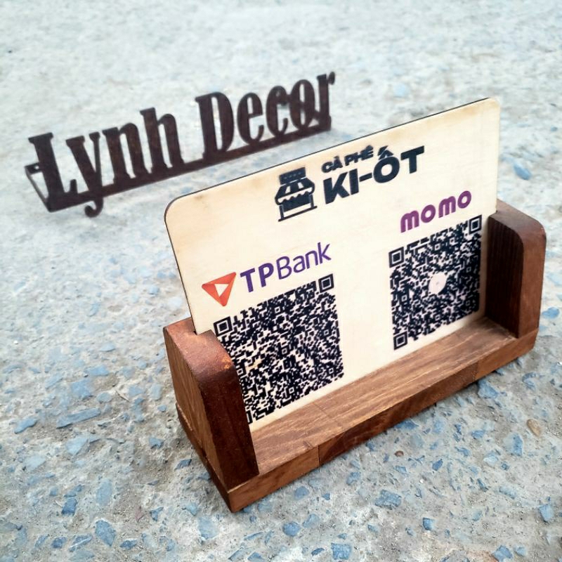 BẢNG GỖ/Mica IN MÃ QR theo yêu cầu - LynhDecor