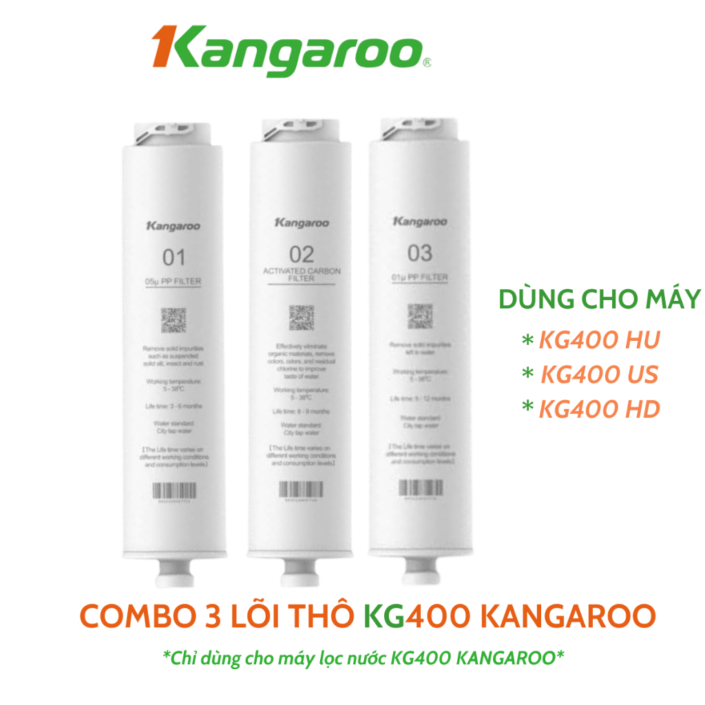Combo 123 KG400 Kangaroo Hàng Chính Hãng Dùng Cho Máy Để Bàn Các Model KG400HU, KG400US, KG400 HD,...