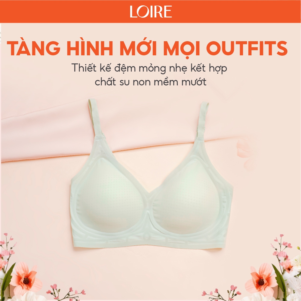 Áo Lót Không Gọng Đệm Mỏng Su Đúc Mát Lạnh Loirechic BRDE155