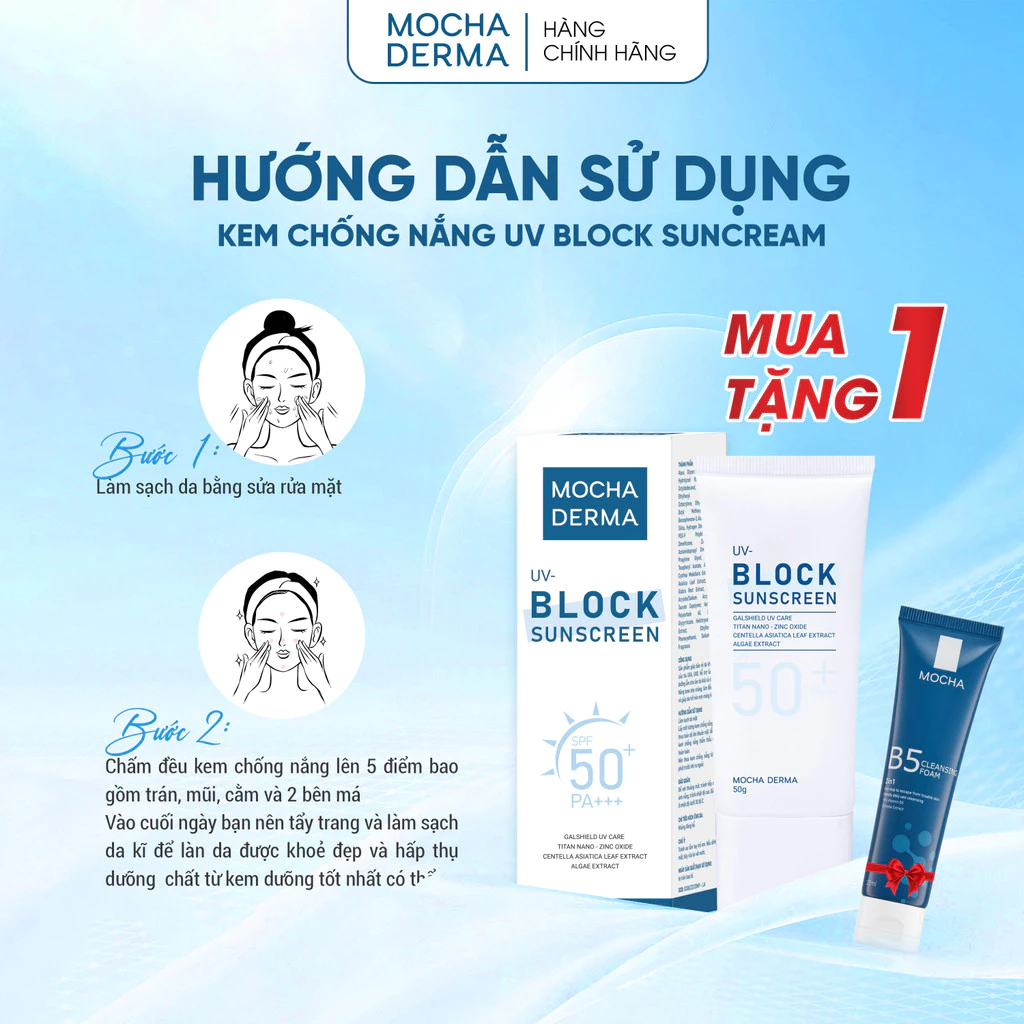 Combo 4in1 Peel mocha + kem chống nắng + sữa rửa mặt 300ml + kem dưỡng trắng biovector phục hồi da dưỡng trắng