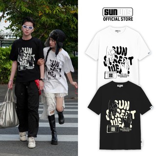 Áo Thun Local Brand Nam Nữ Áo Phông Form Rộng Unisex SUN Cổ Tròn Tay Ngắn Oversize 100% Cotton SUN33