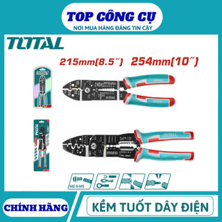 ĐỒ NGHỀ TOTAL Kềm tuốt dây điện Total 8.5'' 10'' THT15851 / THT15101