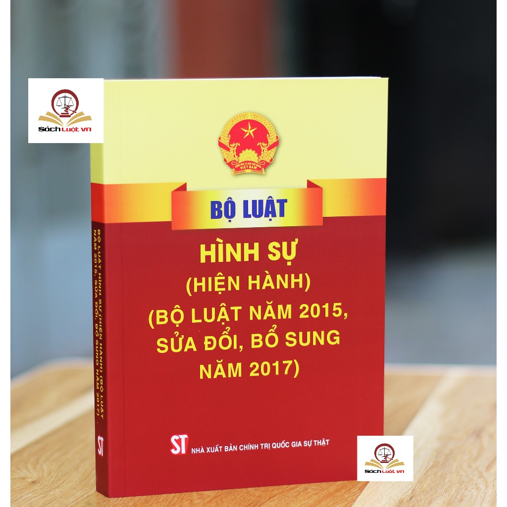 Ảnh Sách - Bộ luật hình sự năm 2015 sửa đổi bổ sung năm 2017 2