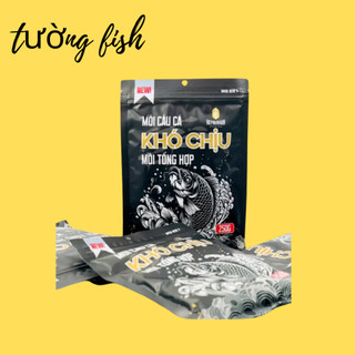 mồi câu khó chịu Đen- Đỏ - Lam câu sông ,hồ dịch vụ