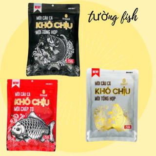 mồi câu khó chịu Đen- Đỏ - Lam câu sông ,hồ dịch vụ