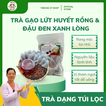 [TRÀ LỢI SỮA] Trà gạo lứt huyết rồng đậu đen - Tiệm Bà Út