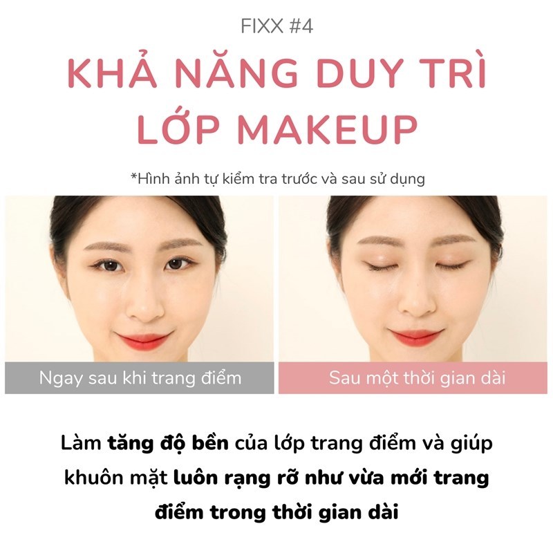 Xịt Khóa Nền Make Up Fixx So Natural All Day Tight Cho Da Căng Bóng Mịn Lì