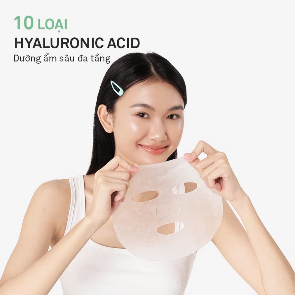 Mặt Nạ Hyaluronic B5 Candid Cấp Ẩm Chuyên Sâu, Làm Dịu Và Hỗ Trợ Phục Hồi, Miếng 22.22g