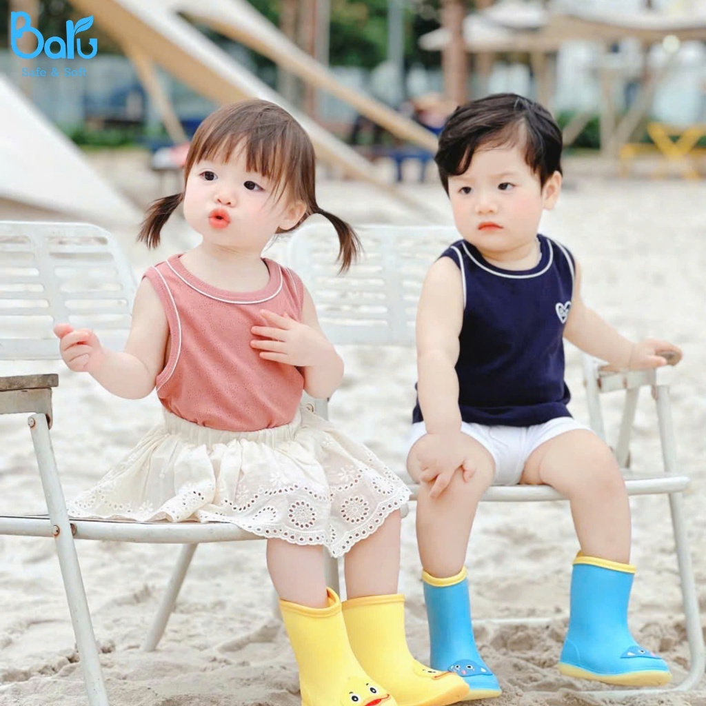 Áo ba lỗ bé trai bé gái mềm mịn