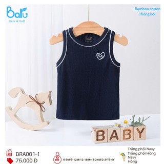 Áo ba lỗ bé trai bé gái mềm mịn