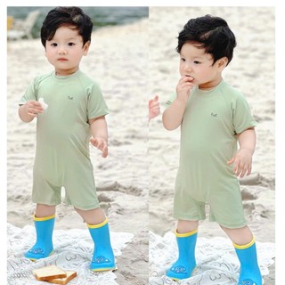 Bộ đồ bơi bé trai màu tươi mát-;- BRC005-1
