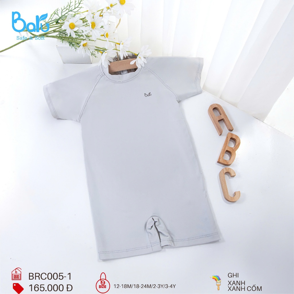 Bộ đồ bơi bé trai màu tươi mát-BRC005-1