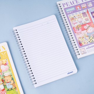 Sổ Lò Xo A5 Kẻ Ngang 120 Trang MONDEZ, Sổ Tay Lò Xo Peace Town Định Lượng 60gsm Dùng Ghi Chép, Take Note S001