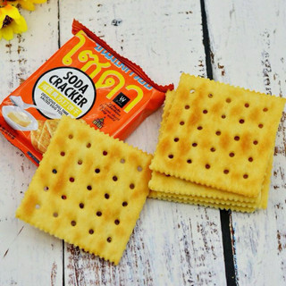 Bánh quy lạt soda Cracker Thái  Lan túi 400g