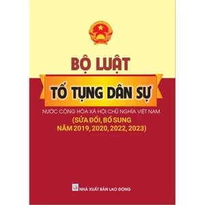 Sách - Bộ Luật Tố Tụng Dân Sự - Sửa đổi bổ sung năm 2019, 2020, 2022, 2023 - ndbooks