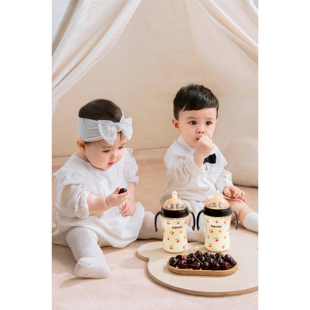 Ảnh Combo Bình Sữa Kamidi Cho Bé Chống Sặc Và Đầy Hơi Hiệu Quả Giúp Bé Ti Được Ở Mọi Tư Thế 4