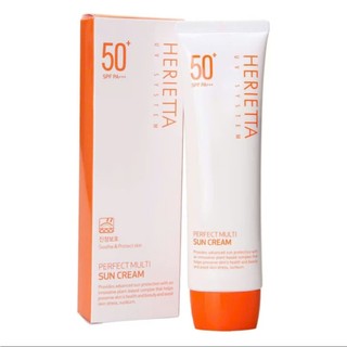Kem chống nắng thảo dược, kem lót đa năng Welcos Herietta UV System Perfect Multi Sun Cream 90g