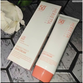 Kem chống nắng thảo dược, kem lót đa năng Welcos Herietta UV System Perfect Multi Sun Cream 90g