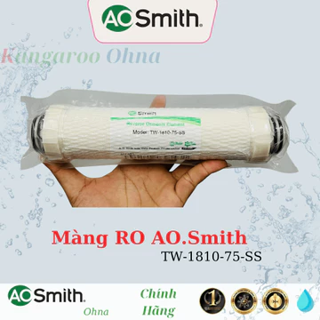 Lõi lọc RO số 4 AOSmith TW-1810-75-SS - Màng RO AOSmith - Dòng máy Ao smith G1,G2,A1,A2,E2,E3,M1.
