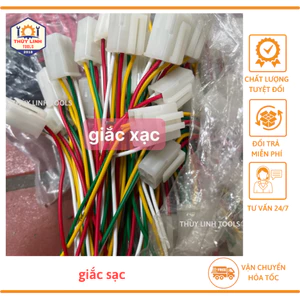 Giắc cắm sạc, ic, hộp cầu trì, giắc ghim, đui đèn, giắc rơ le đề vuông, công tắc phanh chân xe máy THÙY LINH TOOLS