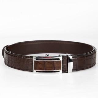Thắt lưng cá sấu nam, dây nịt cao cấp FTT Leather da cá sấu Thái Lan loai dây liền 3.5cm nguyên bản