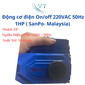 Động cơ điện On/off 220VAC 50Hz 1HP ( SanPo- Malaysia)