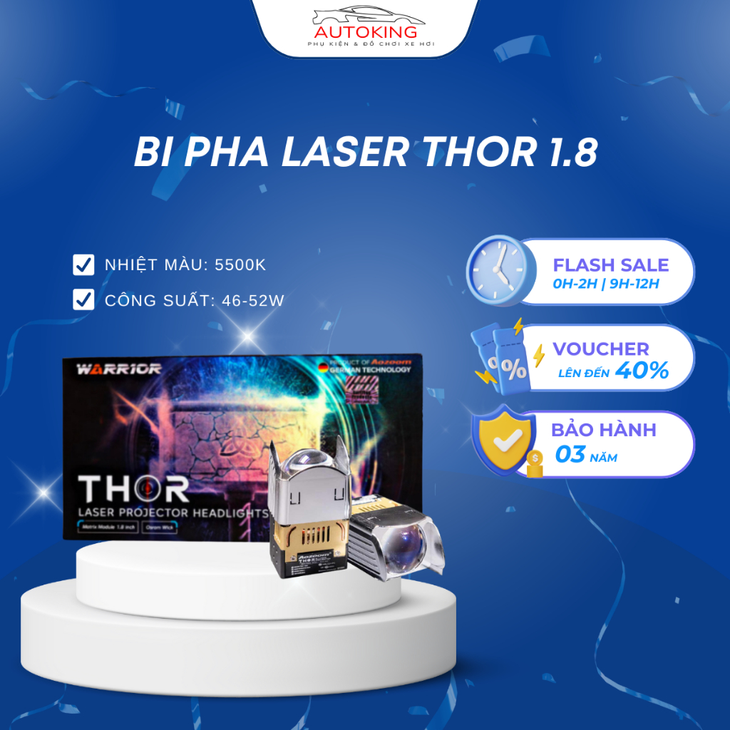 Bi Laser Thor Light Aozoom Chip Led Osram Hiệu Suất Phát Quang Cao ...