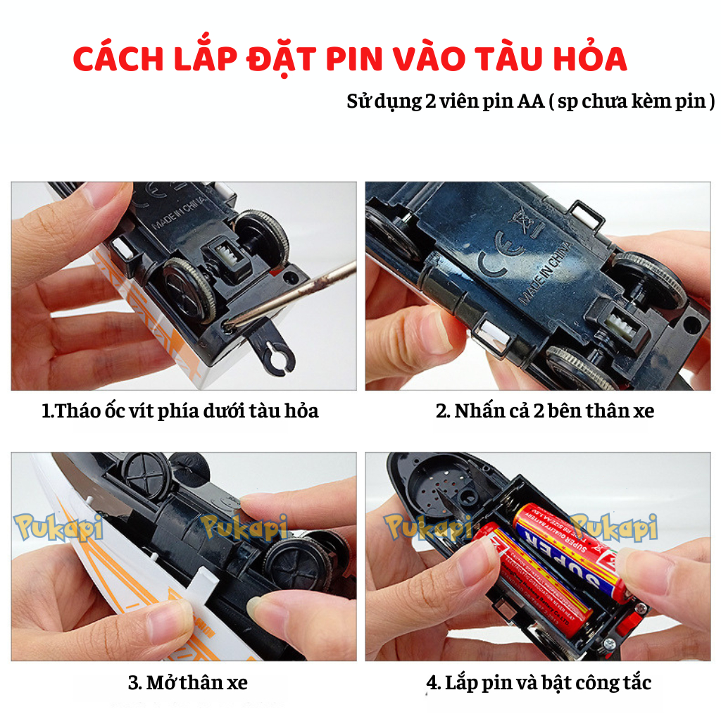 Đồ Chơi Đường Ray Tàu Hỏa Xe Lửa Cao Tốc 2 Tầng Mô Hình Lắp Ráp Phát Triển Trí Não Cho Bé - Đồ Chơi Cho Bé PUKAPI