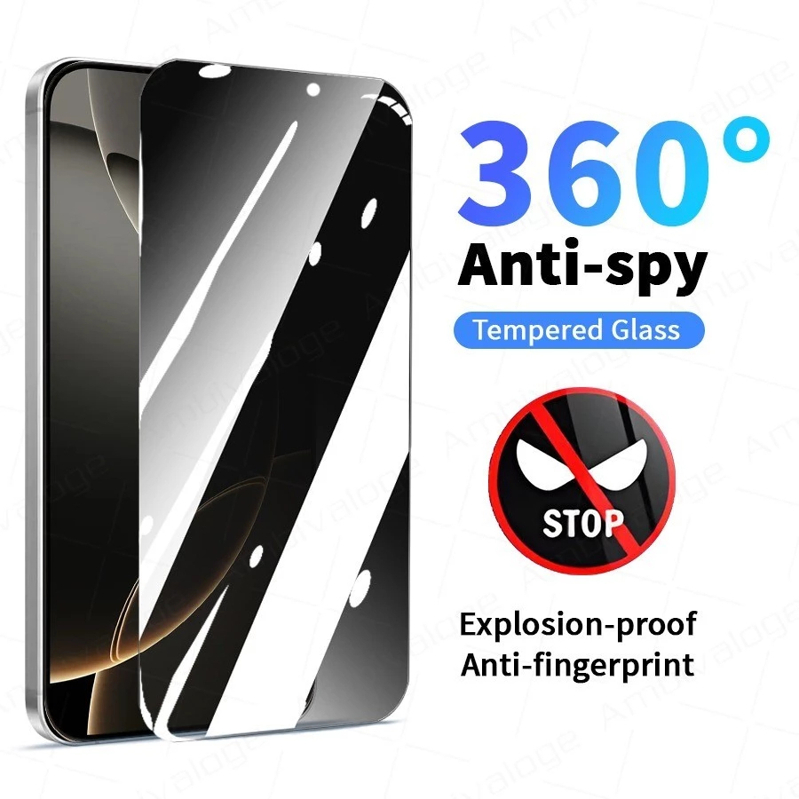 Ảnh Kính cường lực tự dán chống nhìn trộm 360 độ KINGKONG K360 có khung tự dán cho Iphone 11 12 13 14 15 16 Pro Plus Promax 2