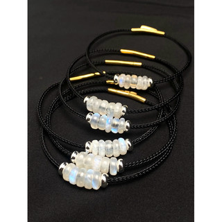 Vòng tay ngũ điếu moonstone trang sức lắc tay phong thuỷ may mắn